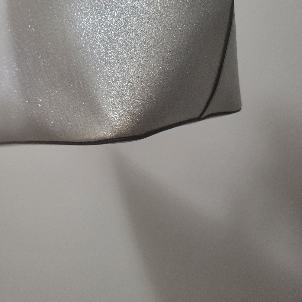 Kate Spade Shimmer Silver Small Tote Bag - Picture 9 of 10